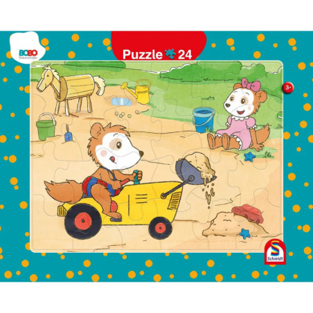 Schmidt Spiele 56809 2erSet RAPU Bobo Siebenschläfer 24 Teile / 40 Teile