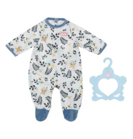 Zapf Baby Annabell Strampler blau Blätter 43cm