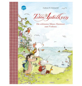 Cover von Tilda Apfelkern: Illustrierte Tiere gehen einen Weg entlang, im Hintergrund steht ein Leuchtturm.