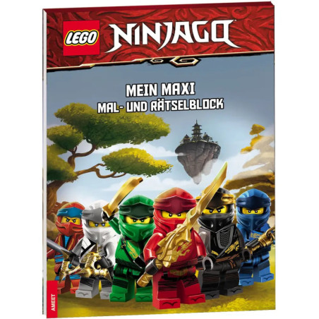 LEGO® Ninjago® - Mein Maxi Mal- und Rätselblock