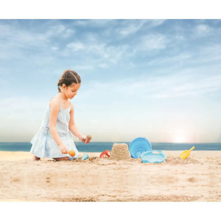 Schildkröt Funsports - 7in1 Sand Toys Falteimer Set - blau