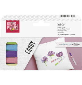 TextilePen Set dünn Candy 5er