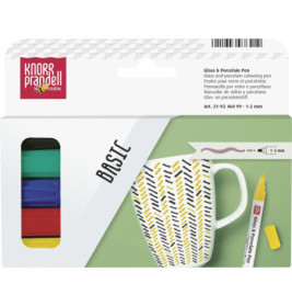 Glass u.Porcel.Pen Set Basic 5er
