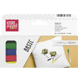 TextilePen Set dünn Basic 5er