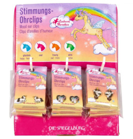 Stimmungs-Ohrclips Einhorn-Paradies, sortiert (1 Stück)