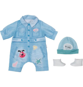 Zapf BABY born Deluxe Jeans Overall 43cm