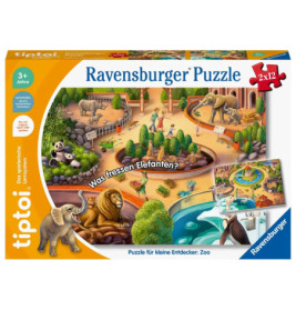Ravenburger 138 tiptoi® Puzzle für kleine Entdecker: Zoo
