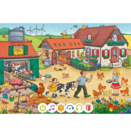 Ravensburger tiptoi 00136 Puzzle für kleine Entdecker: Bauernhof, Puzzle für Kinder ab 3 Jahren, für