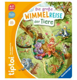 Ravenburger 49259 tiptoi® Die große Wimmelreise der Tiere tiptoi Bilderbuch