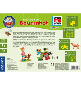 Wissenspuzzle: WAS IST WAS junior - Entdecke den Bauernhof