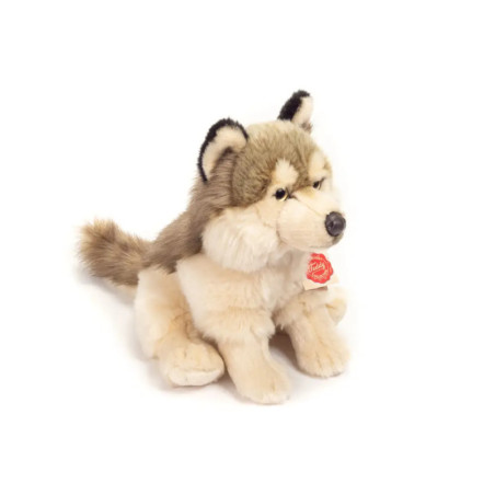 Teddy Hermann Wolf sitzend, 29 cm