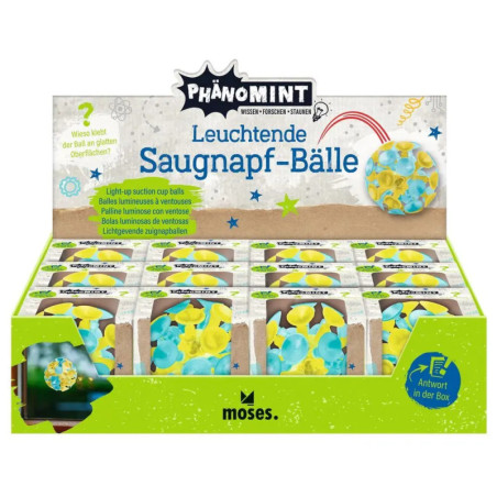 PhänoMINT Leuchtender Saugnapf-Ball