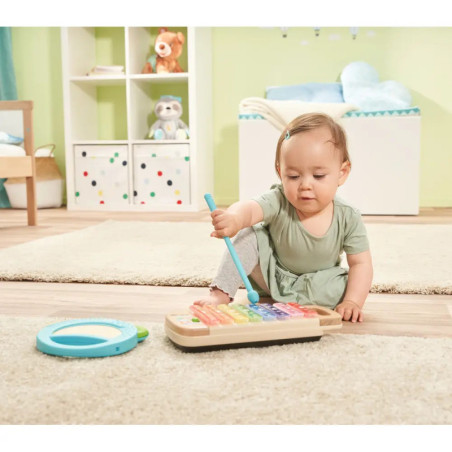Vtech 80-615604 Interaktives Holz-Xylofon mit Tamburin Vtech 80-615604 Interaktives Holz-Xylofon mit Tamburin