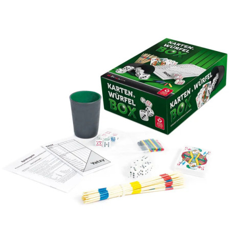 ASS Würfel- und Kartenbox. Spielesammlung
