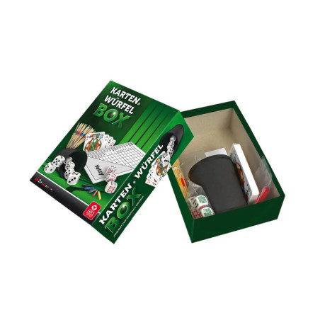 ASS Würfel- und Kartenbox. Spielesammlung