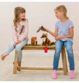 Teddy Hermann Fuchs sitzend, 20 cm