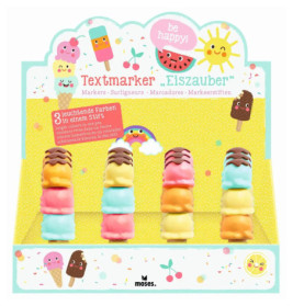 Be happy Textmarker Eiszauber