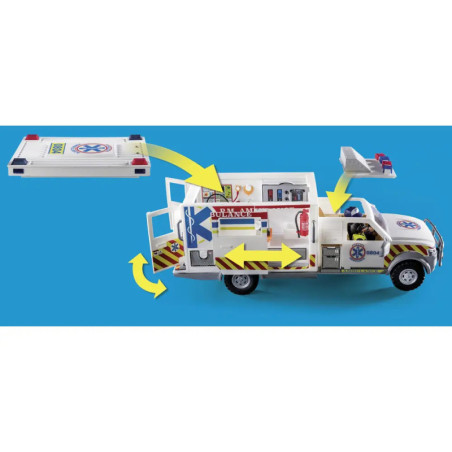 PLAYMOBIL 70936 Rettungs-Fahrzeug: US Ambulance PLAYMOBIL 70936 Rettungs-Fahrzeug: US Ambulance