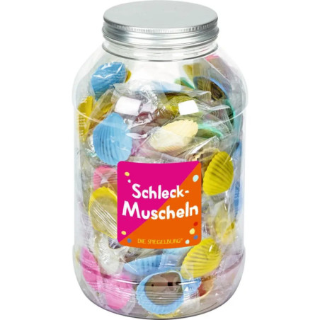 Schleck-Muscheln - Bunte Geschenke, sortiert (1 Stück)