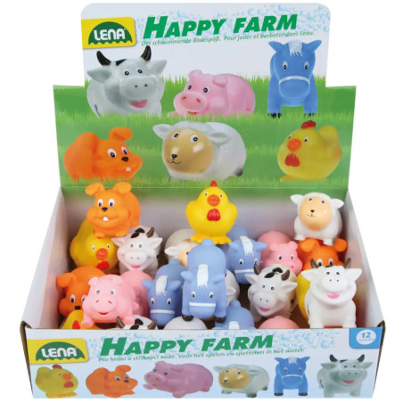 LENA Spritztiere Happy Farm, sortiert