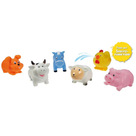 LENA Spritztiere Happy Farm, sortiert