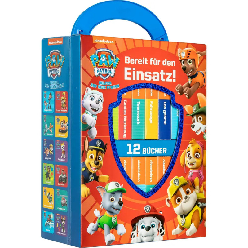 PAW Patrol - Bereit für den Einsatz! - Meine erste Bibliothek - Bücherbox mit 12 Pappbilderbüchern