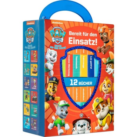 PAW Patrol - Bereit für den Einsatz! - Meine erste Bibliothek - Bücherbox mit 12 Pappbilderbüchern