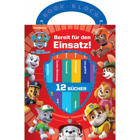 PAW Patrol - Bereit für den Einsatz! - Meine erste Bibliothek - Bücherbox mit 12 Pappbilderbüchern
