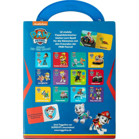 PAW Patrol - Bereit für den Einsatz! - Meine erste Bibliothek - Bücherbox mit 12 Pappbilderbüchern
