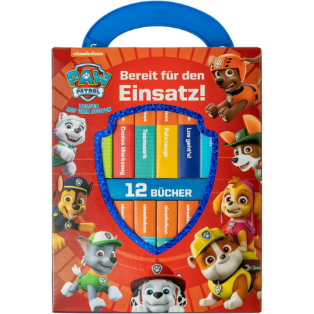 PAW Patrol - Bereit für den Einsatz! - Meine erste Bibliothek - Bücherbox mit 12 Pappbilderbüchern
