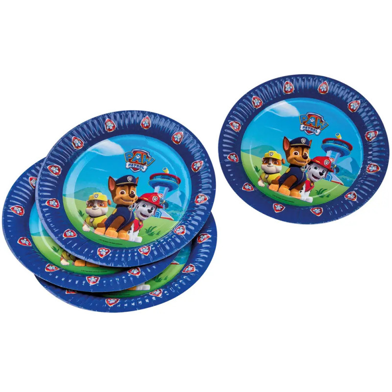 Papp-Teller Paw Patrol D:23cm, 6 St./P