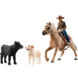 schleich® Farm World 42578 Westernreiten
