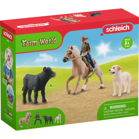 schleich® Farm World 42578 Westernreiten