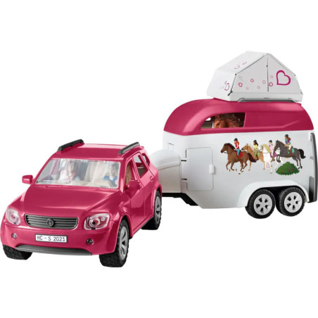 schleich® Horse Club 42535 Abenteuer mit Auto und Pferdeanhänger