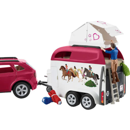 schleich® Horse Club 42535 Abenteuer mit Auto und Pferdeanhänger