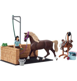 schleich® Horse Club 42438 Waschplatz mit Emily & Luna