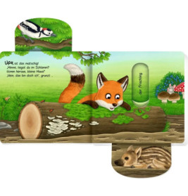 Komm heraus, kleine Maus! Bist du im Wald?