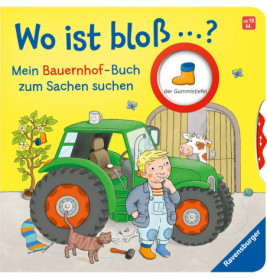 Ravenburger 41739 Wo ist bloß &? Mein Bauernhof-Buch zum Sachen suchen Pappbilderbuch über 10 Euro