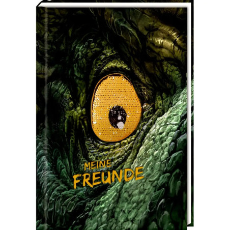 Freundebuch: Meine Freunde (m.Wendepailletten) T-Rex World