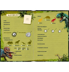 Freundebuch: Meine Freunde (m.Wendepailletten) T-Rex World
