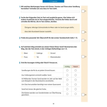 Lesetests in Deutsch - Lernzielkontrollen 3. Klasse. Ab 8 Jahre., sortiert Lesetests in Deutsch - Lernzielkontrollen 3. Klasse. Ab 8 Jahre., sortiert
