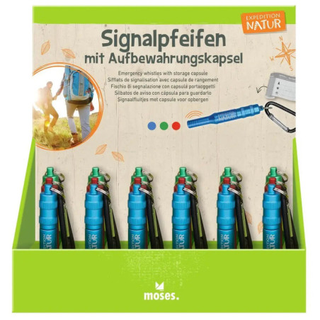 Expedition Natur Signalpfeife mit Aufbewahrungskapsel