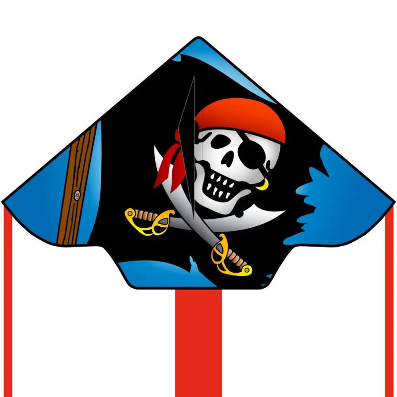 Ecoline: Simple Flyer Jolly Roger 120 cm