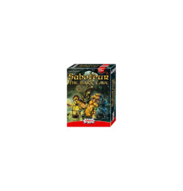 Box von Saboteur: The Dark Cave mit Zwerg, der eine Laterne und einen Pickel hält.
