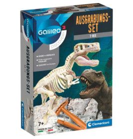 Clementoni Galileo Ausgrabungsset Glow in the dark - Dinosaurier T-Rex