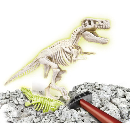 Clementoni Galileo Ausgrabungsset Glow in the dark - Dinosaurier T-Rex