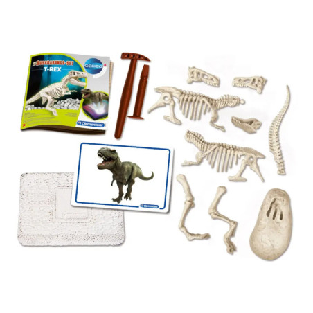 Clementoni Galileo Ausgrabungsset Glow in the dark - Dinosaurier T-Rex