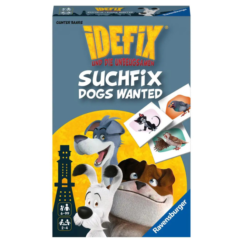 Ravensburger Mitbringspiel – 20935 – Idefix Suchfix, das spannende Merkspiel mit Idefix und seinen unbeugsamen Freunde