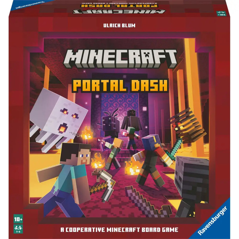 Ravensburger Familienspiel Minecraft Portal Dash, Gesellschaftsspiel für Kinder und Erwachsene, für Ravensburger Familienspiel Minecraft Portal Dash, Gesellschaftsspiel für Kinder und Erwachsene, für