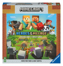 Ravensburger 20914 Minecraft Heroes of the Village – Kooperatives Familienspiel für 2-4 Spieler ab 7